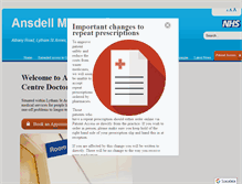 Tablet Screenshot of ansdellmedicalcentre.co.uk